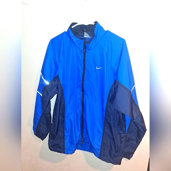VTG 90’s Nike Full Zip Windbreaker Vented WindbreakerJacket Size L - Picture 1 of 9